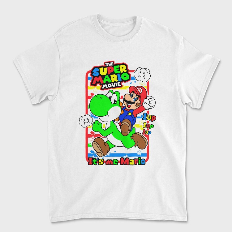 Mario Yoshi Movie, Tricou Barbati (Unisex)
