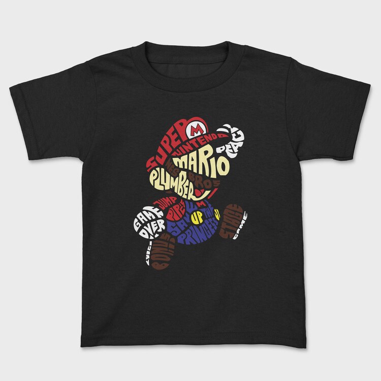 Super Mario Bros Nes, Tricou Copii