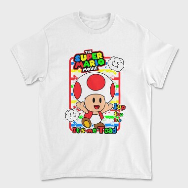 Toad 1up Movie, Tricou Barbati (Unisex)