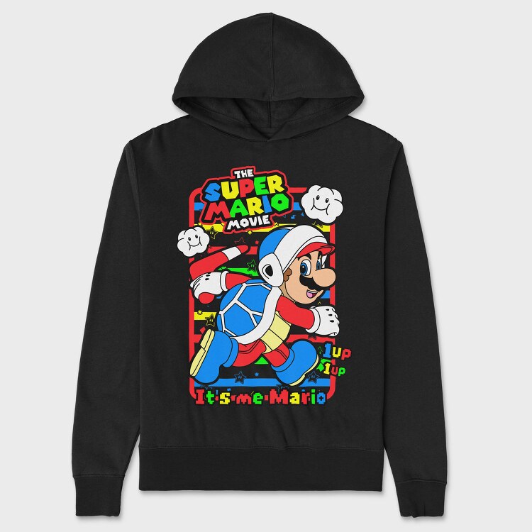 Super Mario Turtle, Hanorac Oversize Barbati (Unisex)