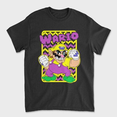 Wario Power Punch, Tricou Barbati (Unisex)