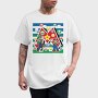 Mario Mushroom Star, Tricou Barbati (Unisex)