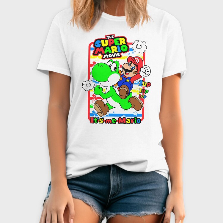 Mario Yoshi Movie, Tricou Barbati (Unisex)