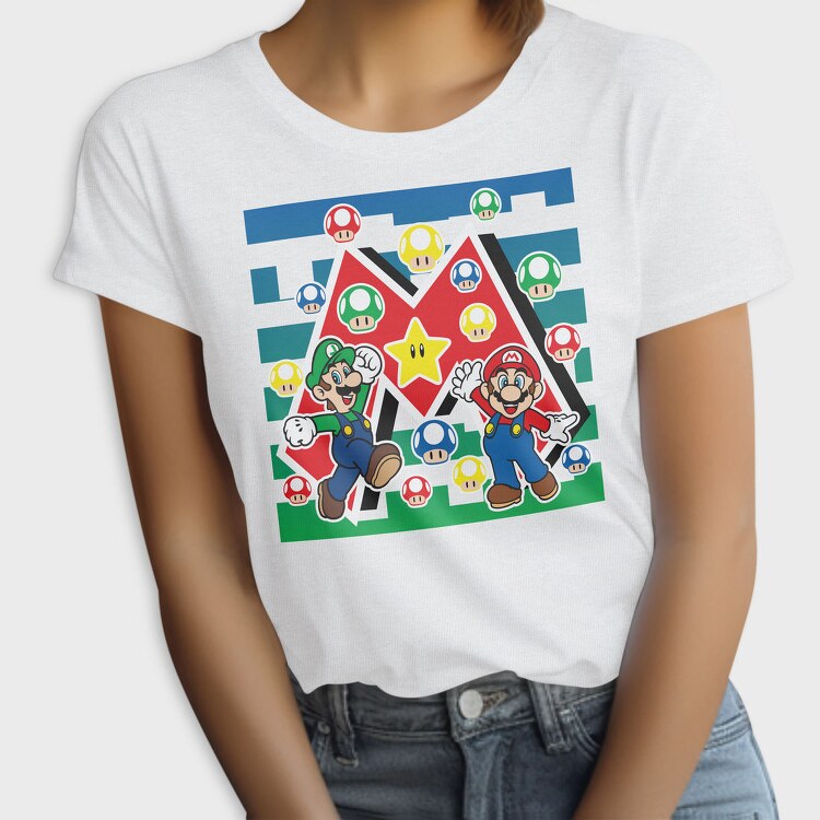 Mario Mushroom Star, Tricou Femei
