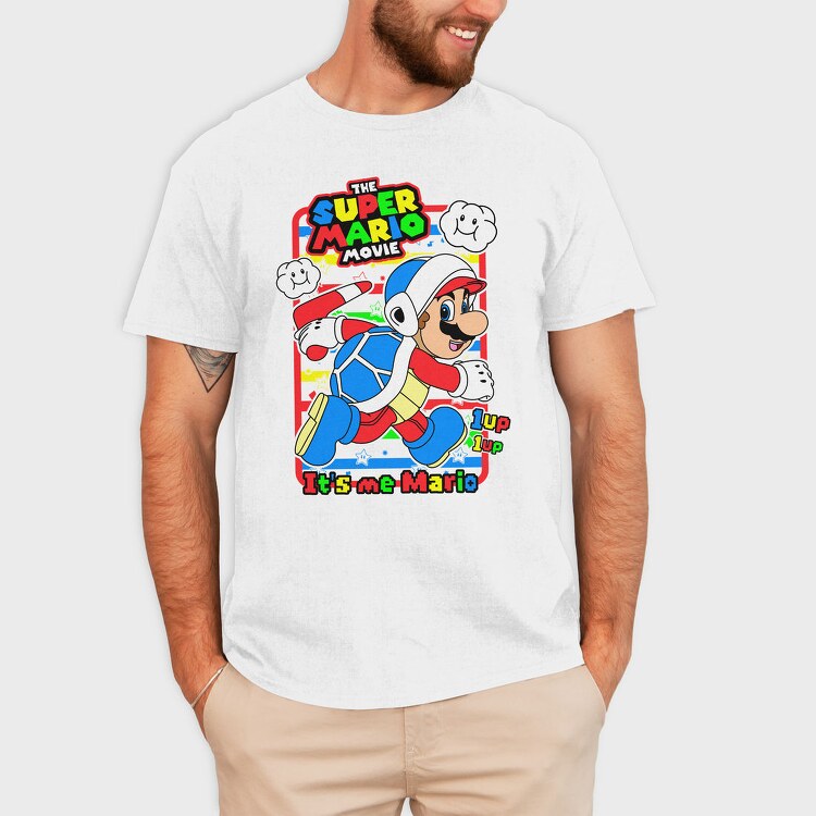 Super Mario Turtle, Tricou Barbati (Unisex)