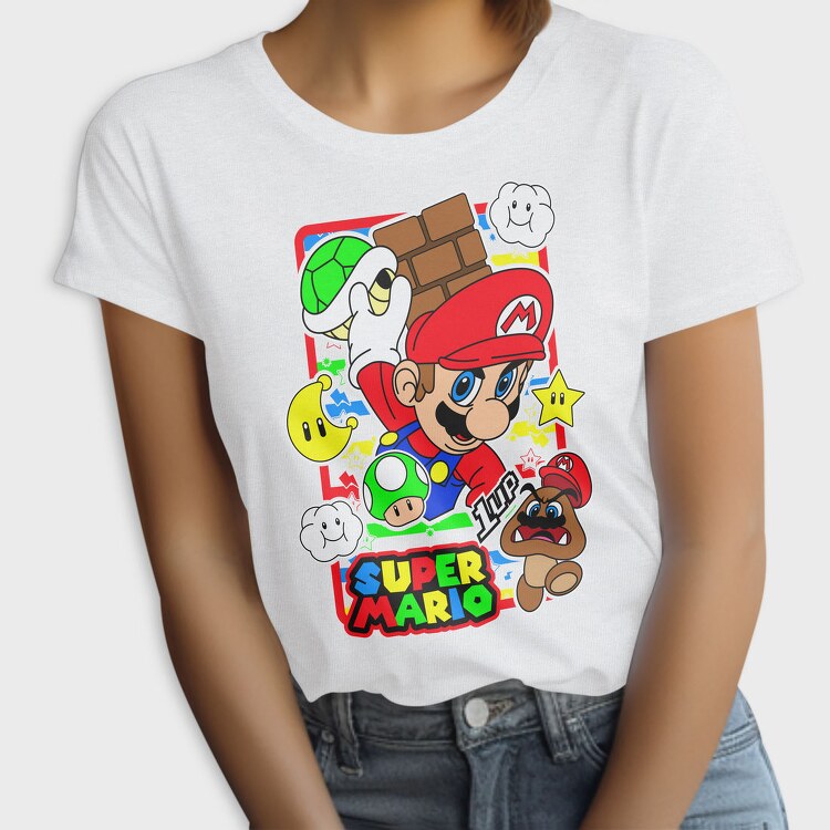 Super Mario 1up, Tricou Femei