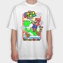 Mario Yoshi Movie, Tricou Oversize Barbati (Unisex)