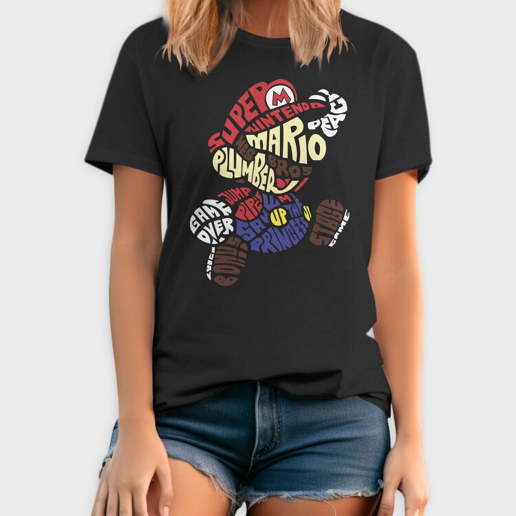 Super Mario Bros Nes, Tricou Barbati (Unisex)