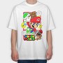 Super Mario 1up, Tricou Oversize Barbati (Unisex)
