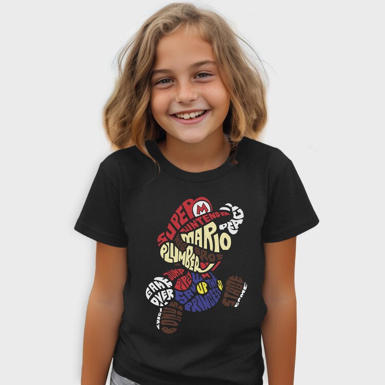 Super Mario Bros Nes, Tricou Copii