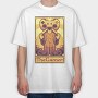 Pixelart Tarot Card the Gamer, Tricou Oversize Barbati (Unisex)