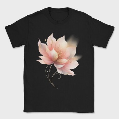 Pink Lily Golden Ascend, Tricou Barbati (Unisex)