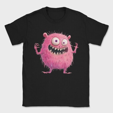 Pink Monster Face, Tricou Barbati (Unisex)