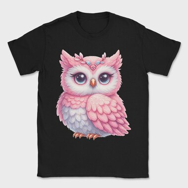 Pink Owl Spirit, Tricou Barbati (Unisex)