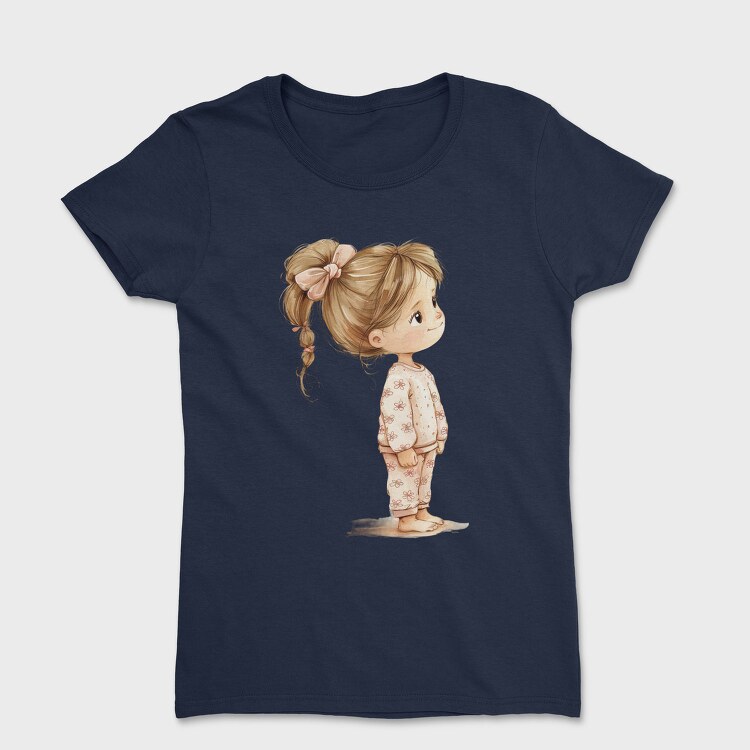 Pink Pigtails Bunny, Tricou Femei