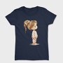 Pink Pigtails Bunny, Tricou Femei