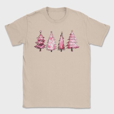 Pink Pine Stars, Tricou Barbati (Unisex)