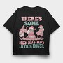 Pink Santa Xmas, Tricou Oversize Barbati (Unisex)