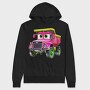 Pink Truck Face, Hanorac Oversize Barbati (Unisex)