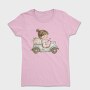 Pink Vintage Car, Tricou Femei