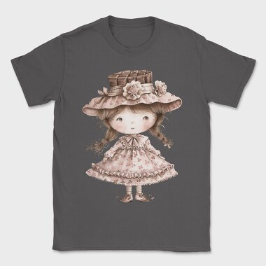 Pink Vintage Girl, Tricou Barbati (Unisex)