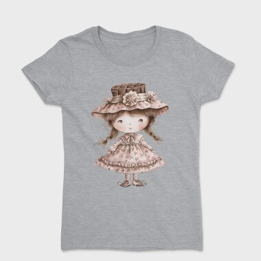 Pink Vintage Girl, Tricou Femei