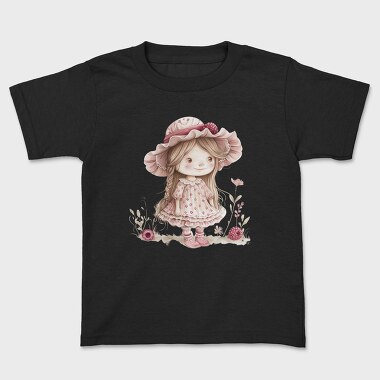 Pink Whimsical Girls, Tricou Copii