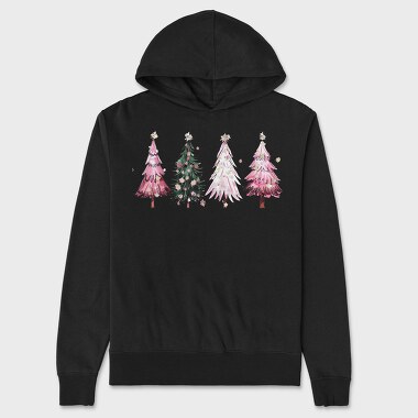 Pinky Magic Trees Set, Hanorac Oversize Barbati (Unisex)