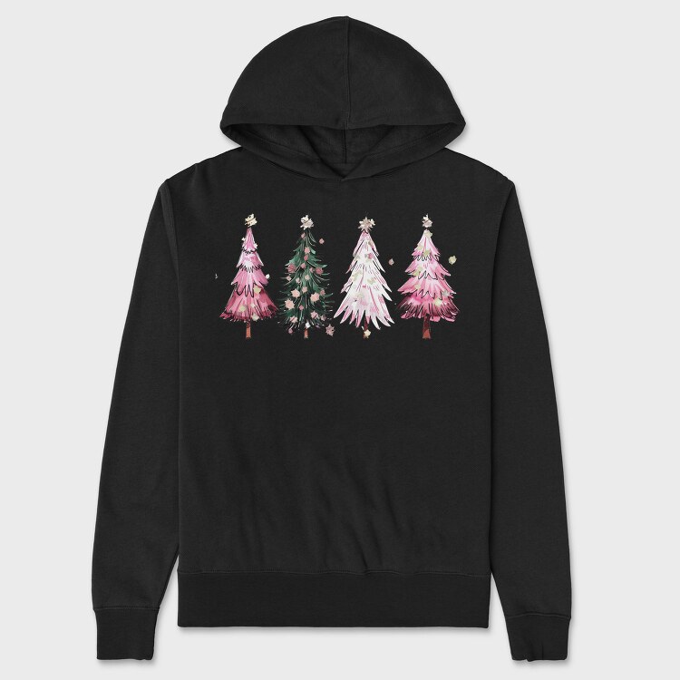 Pinky Magic Trees Set, Hanorac Oversize Barbati (Unisex)