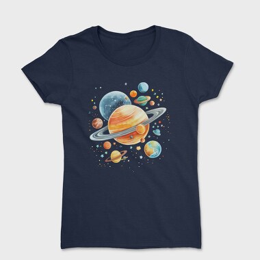 Planets Solar System, Tricou Femei