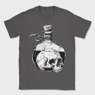 Poison Bottle Skull, Tricou Barbati (Unisex)
