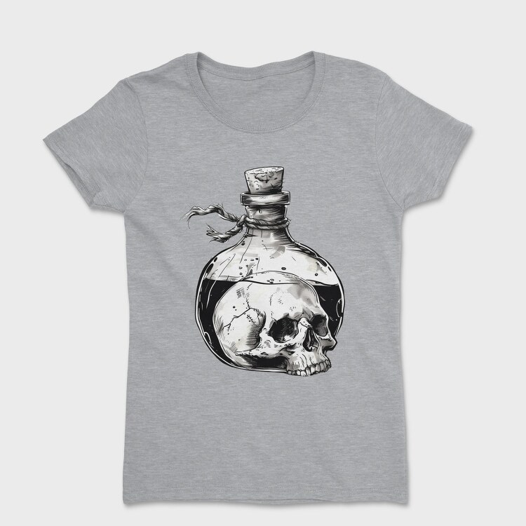 Poison Bottle Skull, Tricou Femei