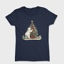 Polar Bear Christmas Tree, Tricou Femei