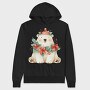 Polar Bear Christmas, Hanorac Oversize Barbati (Unisex)