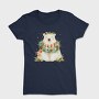 Polar Bear Holiday Wreath, Tricou Femei
