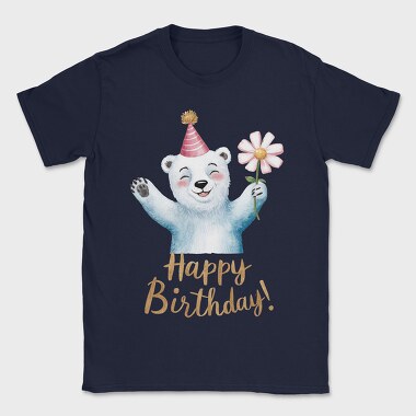 Polar Bear Party Flower, Tricou Barbati (Unisex)