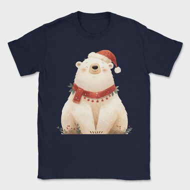 Polar Bear Santa, Tricou Barbati (Unisex)