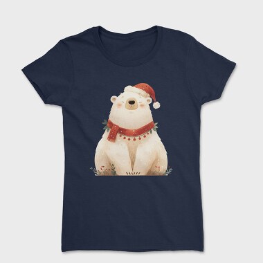 Polar Bear Santa, Tricou Femei
