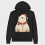 Polar Bear Santa, Hanorac Oversize Barbati (Unisex)