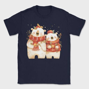 Polar Bears Christmas, Tricou Barbati (Unisex)