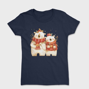 Polar Bears Christmas, Tricou Femei