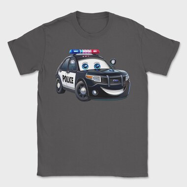 Police Car Clipart, Tricou Barbati (Unisex)