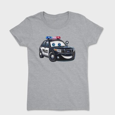 Police Car Clipart, Tricou Femei