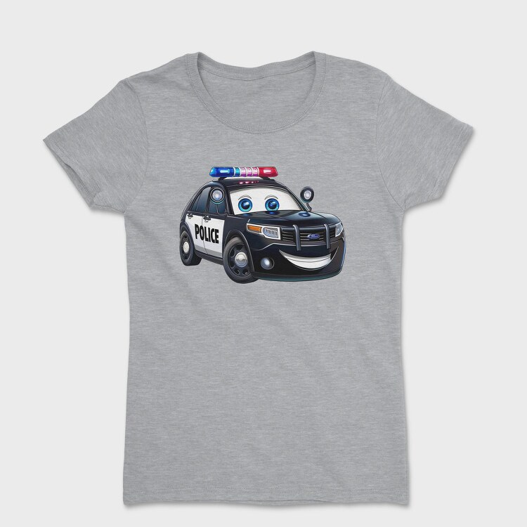 Police Car Clipart, Tricou Femei