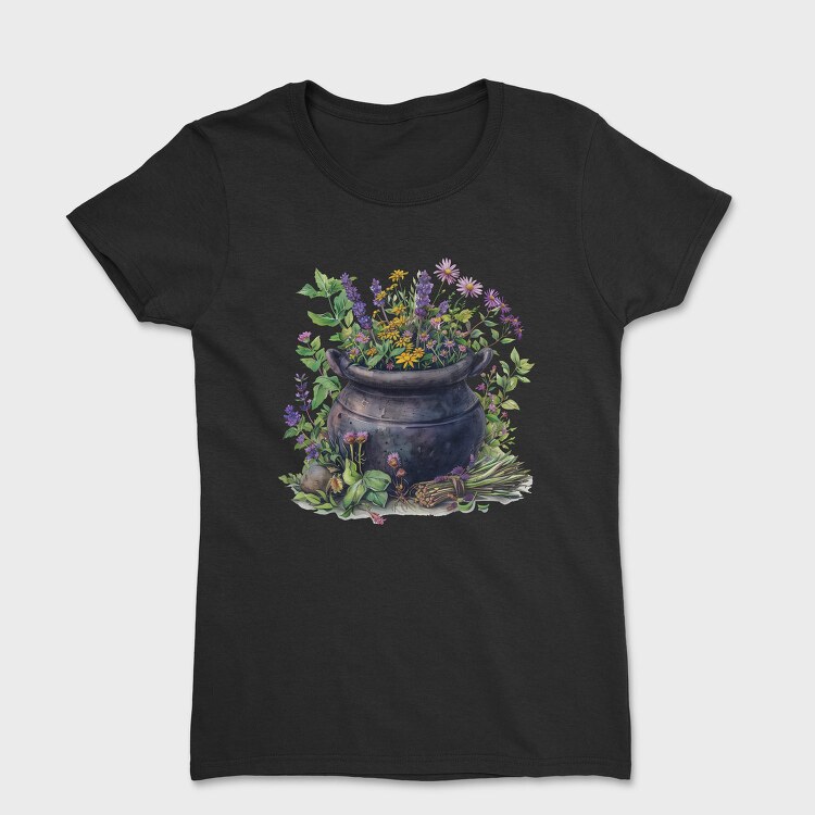 Pot Of Flowers, Tricou Femei