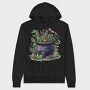 Pot Of Flowers, Hanorac Oversize Barbati (Unisex)