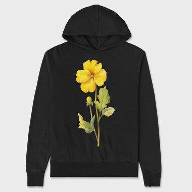 Primrose Flower 01, Hanorac Oversize Barbati (Unisex)