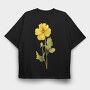Primrose Flower 01, Tricou Oversize Barbati (Unisex)