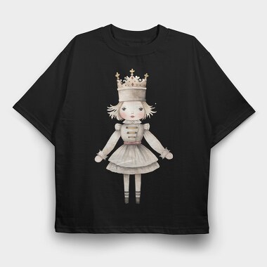 Princess Crown Doll, Tricou Oversize Barbati (Unisex)