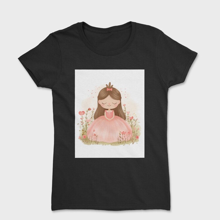 Princess In Flowers, Tricou Femei